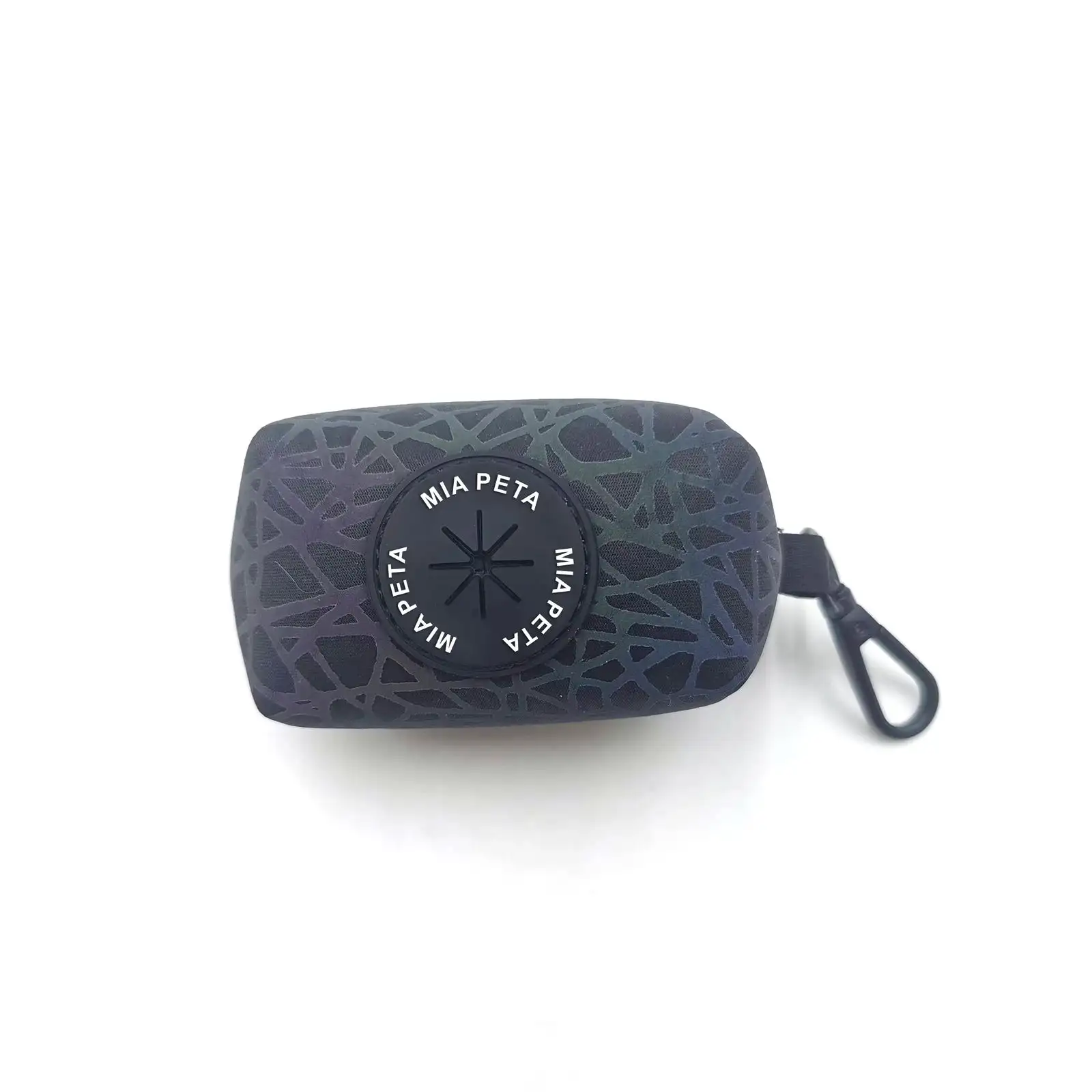 Reflective Dog Waste Bag Holder - Black