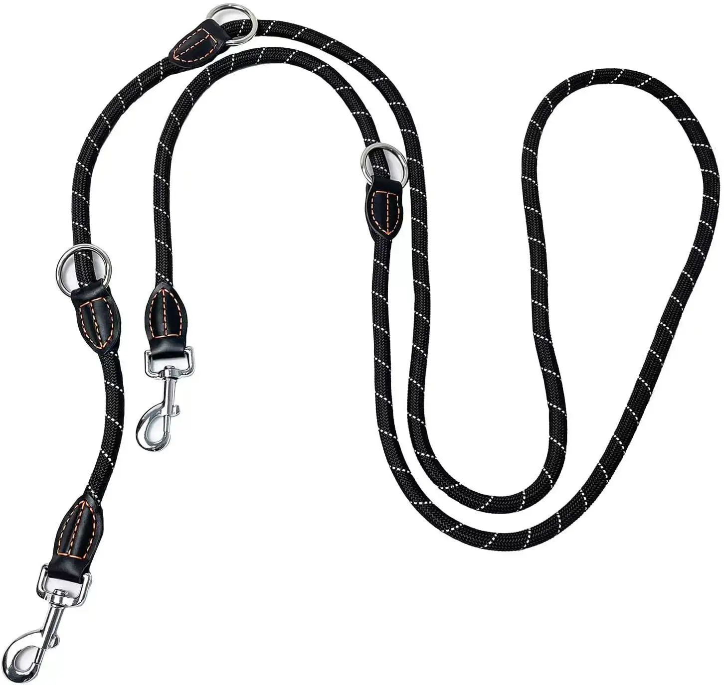 Two Dog Leash Double Ended