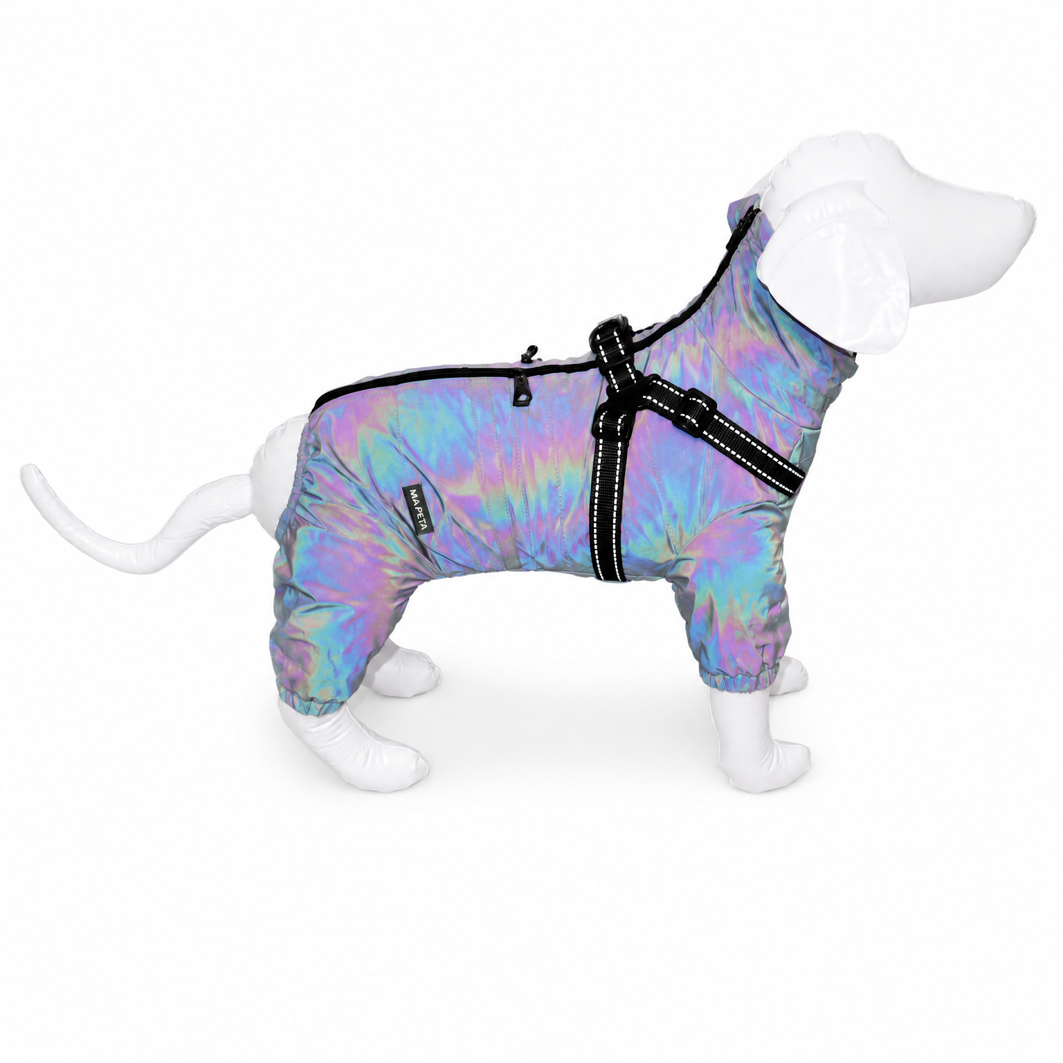 4-Leg Reflective Waterproof Dog Raincoat