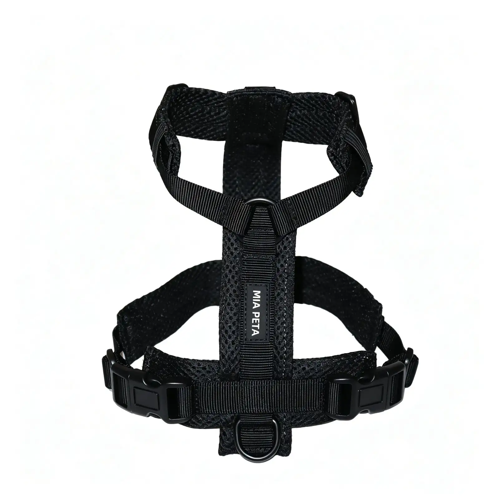 Black Adjustable Mesh Dog Harness
